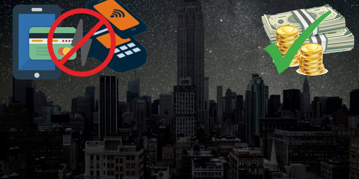 Imagine a world without electricity or the internet. Digital payments don't work. That's why real money (coins and banknotes) is the main money even if they are used rarely.