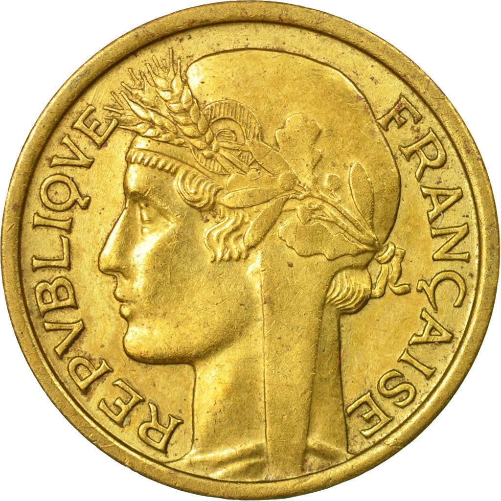 French West Africa | 50 Centimes Coin | Marianne | Cornucopia | Berries | Km:1 | 1944