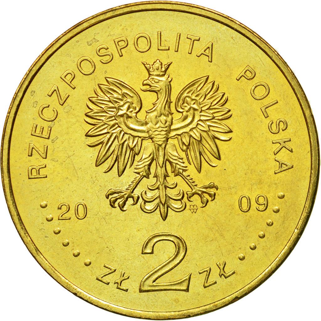 Poland | 2 Zlotys Coin | Jędrzejów | Y:710 | 2009