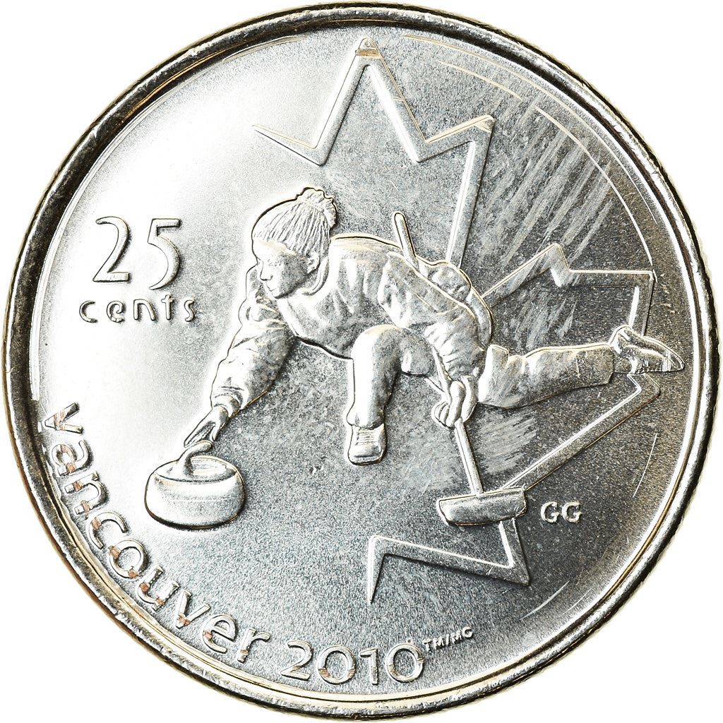 Canada | 25 Cents Coin | Nickel plated steel | Curling | KM:682 | 2007