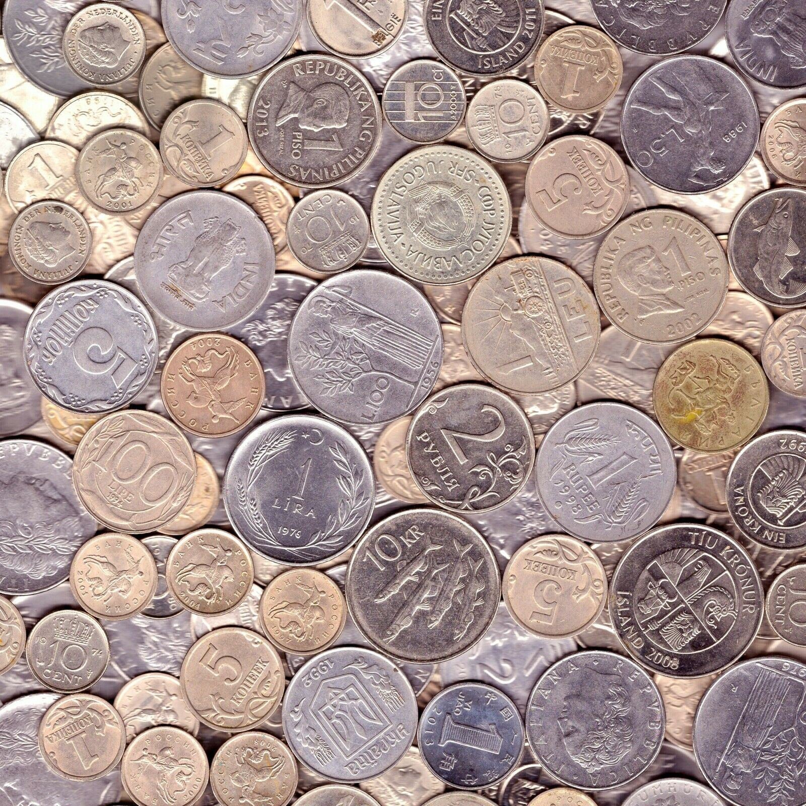 Bulk Lot Coins By Color | Copper | Nickel | Steel | Brass | 1/2lbs to 1lbs