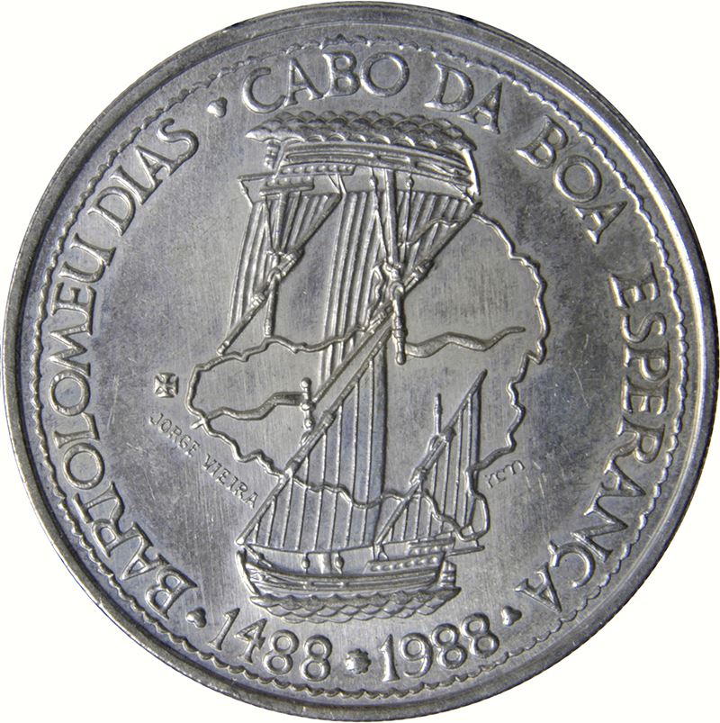 Portugal 100 Escudos Coin | Bartolomeu Dias | Ship | KM642 | 1988