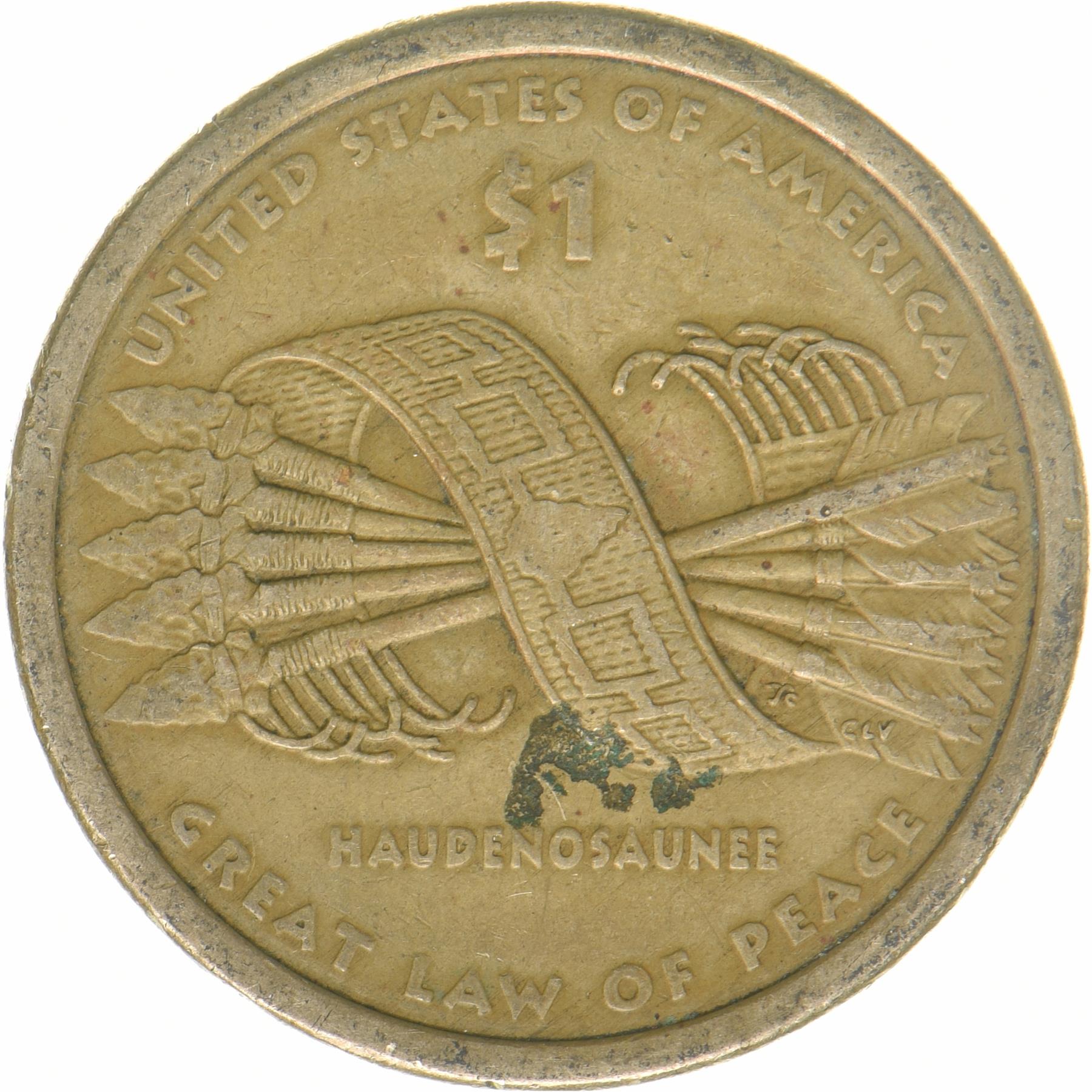 United States | 1 Dollar Coin | Haudenosaunee | KM:474 | 2010