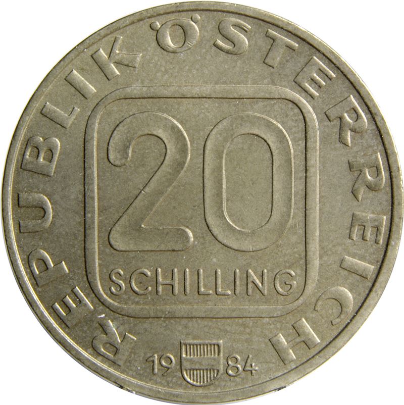 Austria | 20 Schilling Coin | Grafenegg Palace | Km:2965 | 1984 - 1993