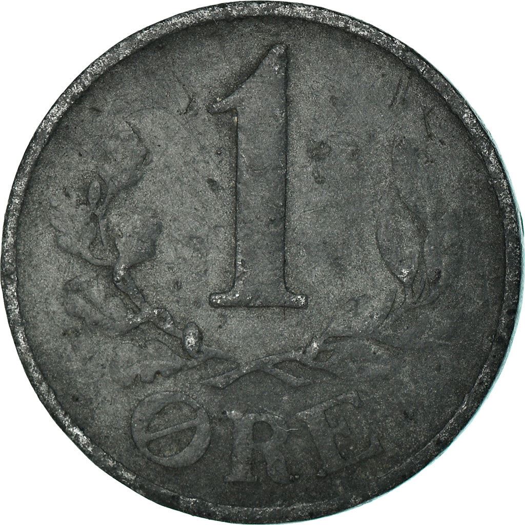 Denmark | 1 Ore Coin | Monogram | Km:832 | 1941 - 1946