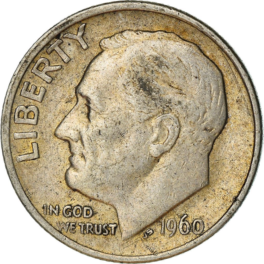 USA | 1 Dime Mønt | Franklin D. Roosevelt | KM:195 | 1946 - 1964