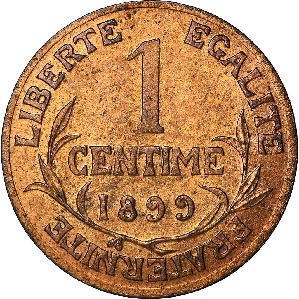 French 1 Centime Coin | Third Republic | KM840 | France | 1898 - 1920