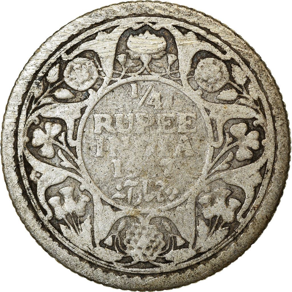 India - British | 1/4 Rupee Coin | King George V | Km:518 | 1912 - 1936