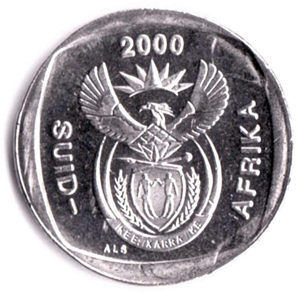 South Africa | 1 Rand Coin | Animals | Springbok | Km:227 | 2000 - 2001
