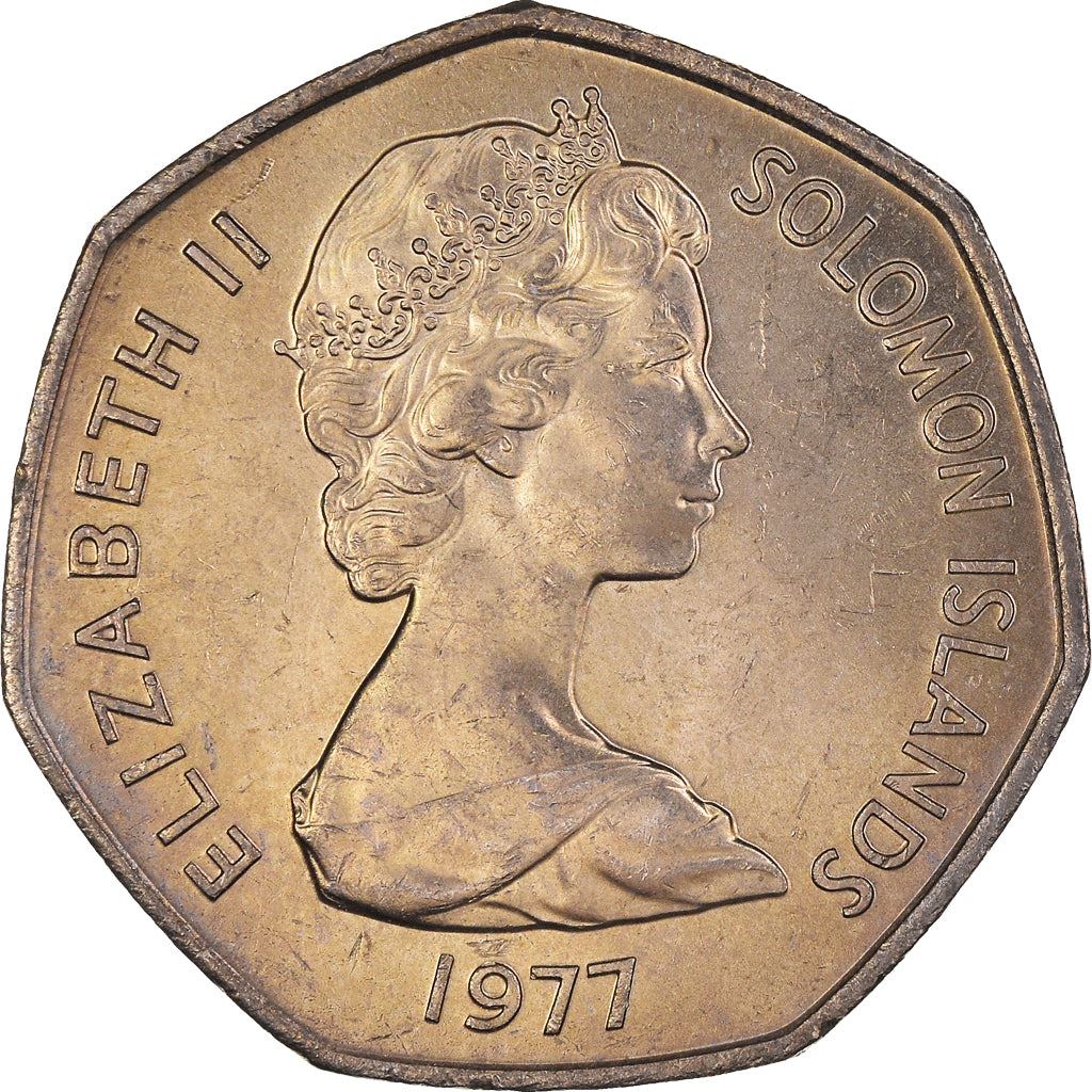 Solomon Islands | 1 Dollar Coin | Elizabeth II | Nusu-Nusu | Sea Spirit | Km:6 | 1977 - 1983