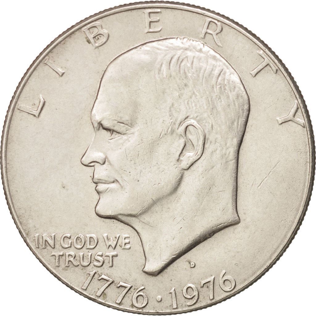 United States | 1 Dollar Coin | Liberty Bell | Copper-nickel clad copper | KM:206 | 1976