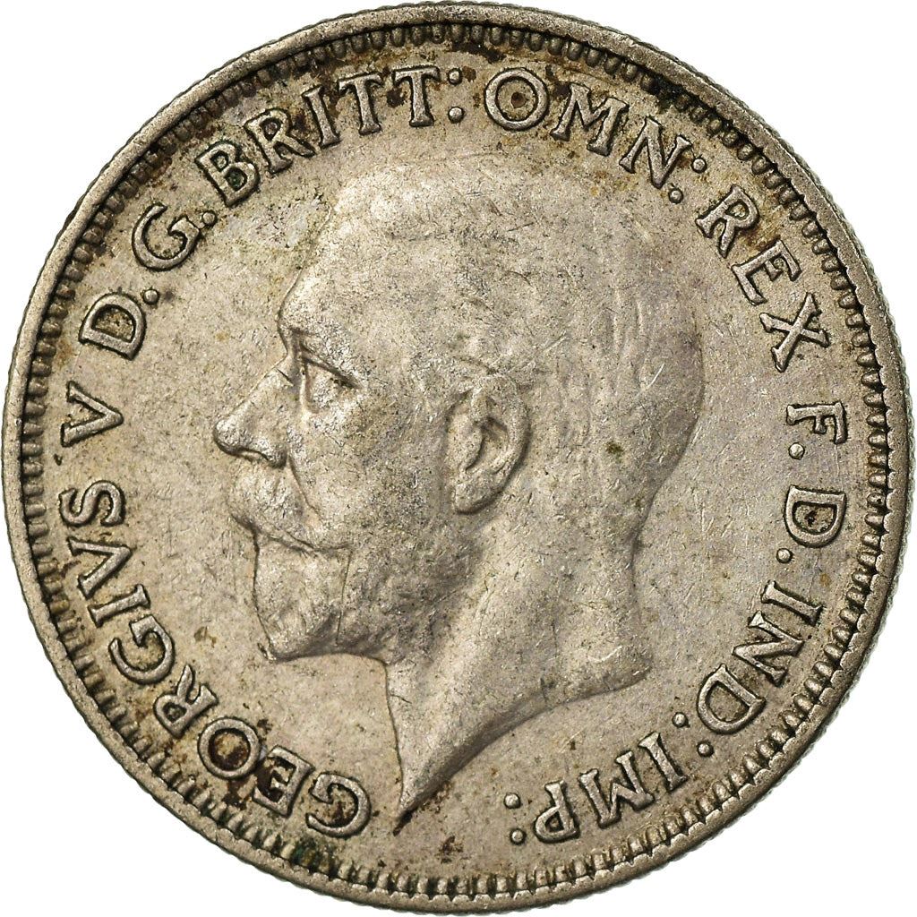 United Kingdom | 6 Pence Coin | George V | KM:832 | 1927 - 1936
