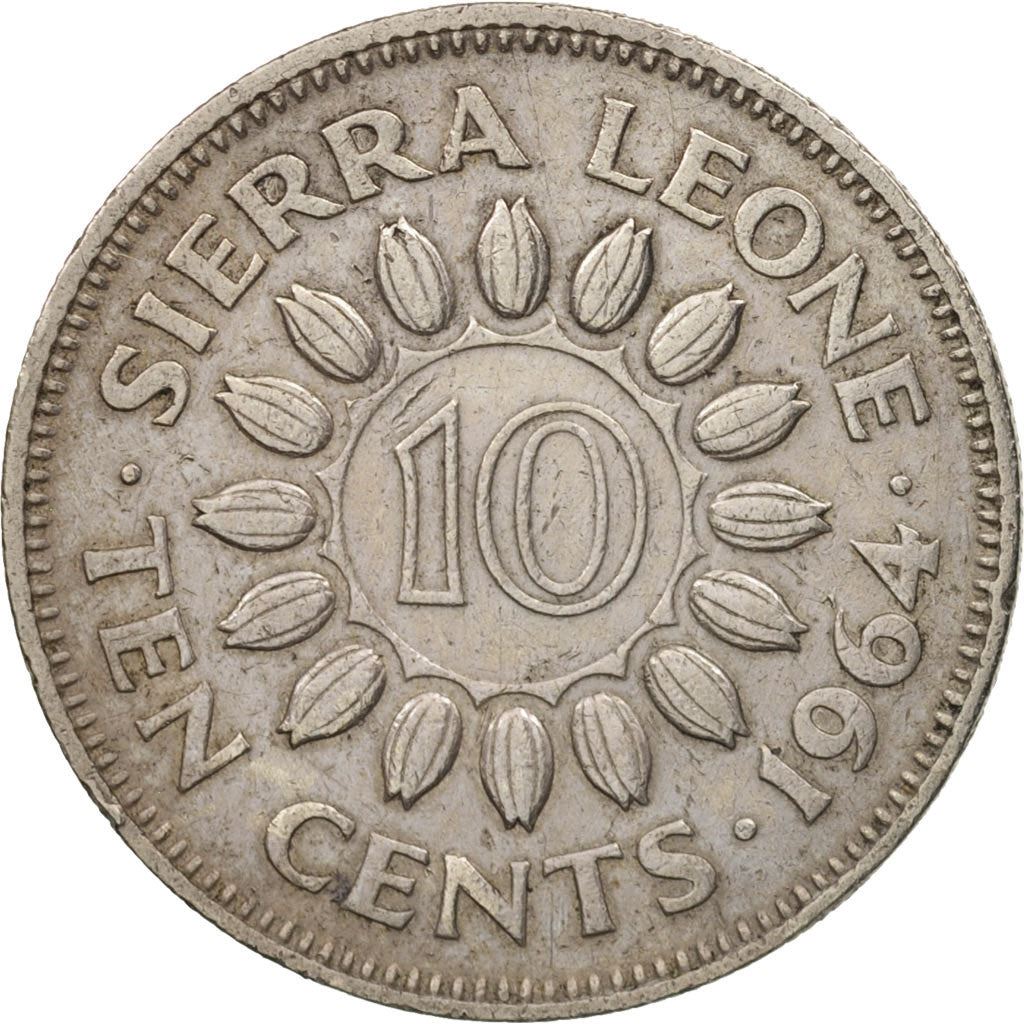Sierra Leone 10 Cents Coin | Sir Milton Margai | KM19 | 1964