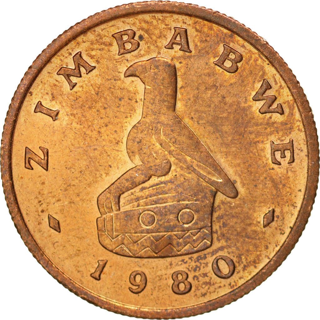 Zimbabwe | 1 Cent Coin | Great Zimbabwe Bird | Km:1 | 1980 - 1988