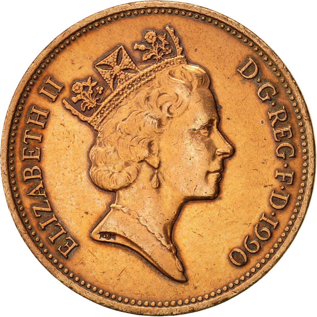 United Kingdom | 2 Pence Coin | Elizabeth II | Km:936 | 1985 - 1992