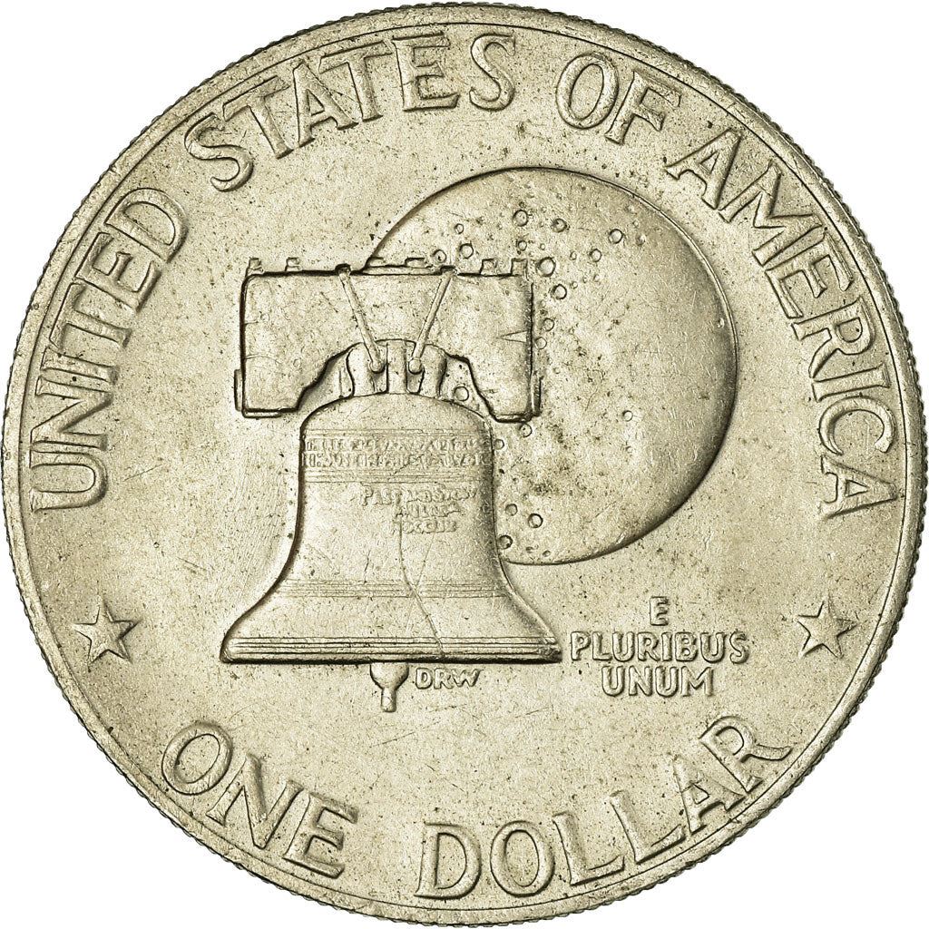 United States | 1 Dollar Coin | Liberty Bell | Copper-nickel clad copper | KM:206 | 1976