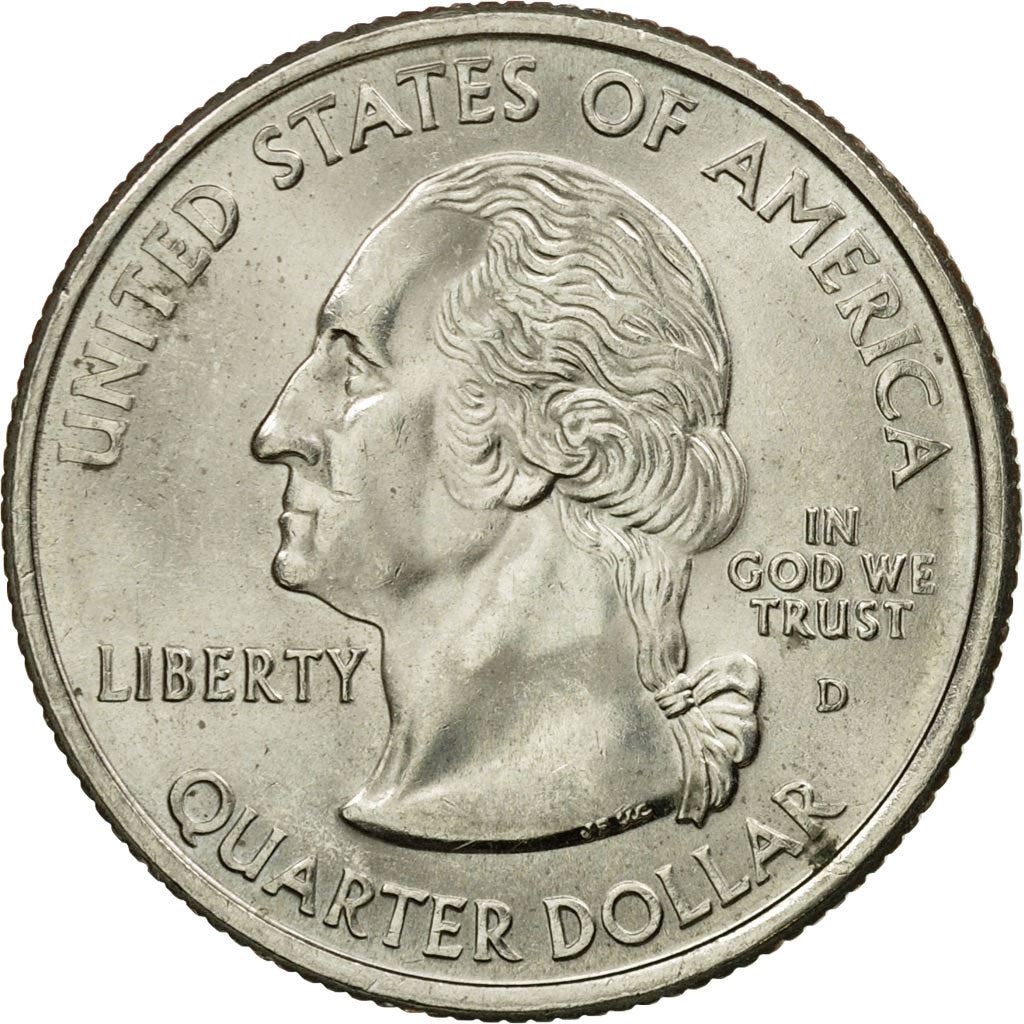United States | 1/4 Dollar Coin | Schoolhouse | Km:358 | 2004