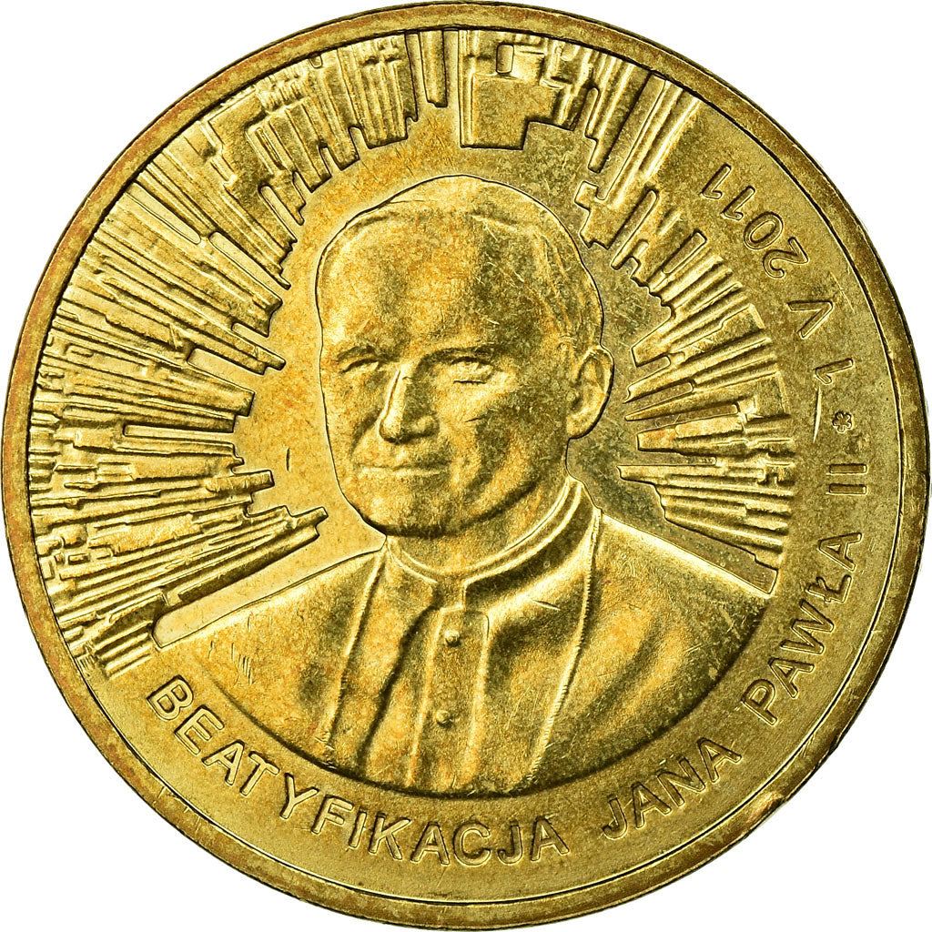 Poland | 2 Zlotys Coin | John Paul II | Y:772 | 2011