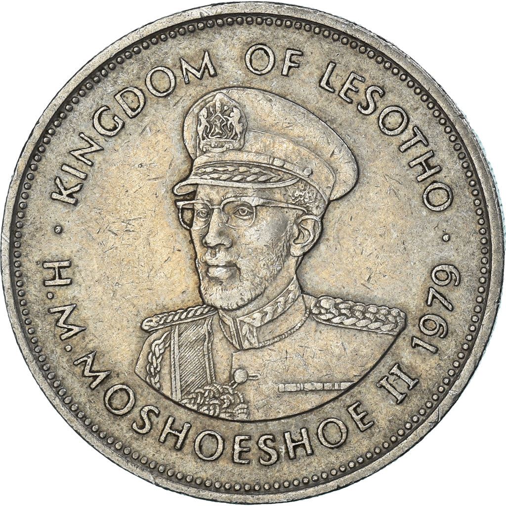 Lesotho | 1 Loti Coin | Moshoeshoe II | Copper-nickel | KM:22 | 1979-1989
