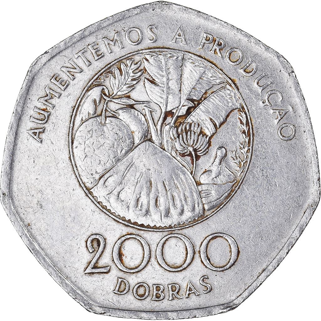 Sao Tome and Principe | 2000 Dobras Coin | FAO | Km:91 | 1997