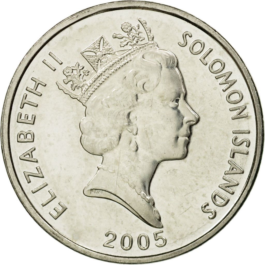 Solomon Islands | 5 Cents Coin | Elizabeth II | Native Mask | Km:26A | 1993 - 2005
