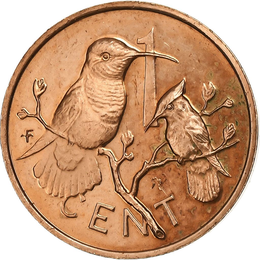 British Virgin Islands | 1 Cent Coin | Hummingbirds | Km:1 | 1973 - 1984
