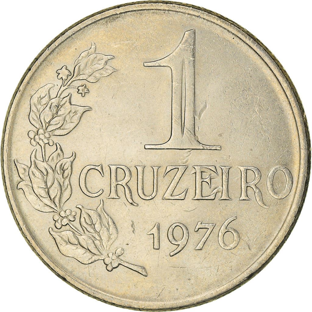 Brazil | 1 Cruzeiro Coin | Effigy | Km:581A | 1974 - 1978