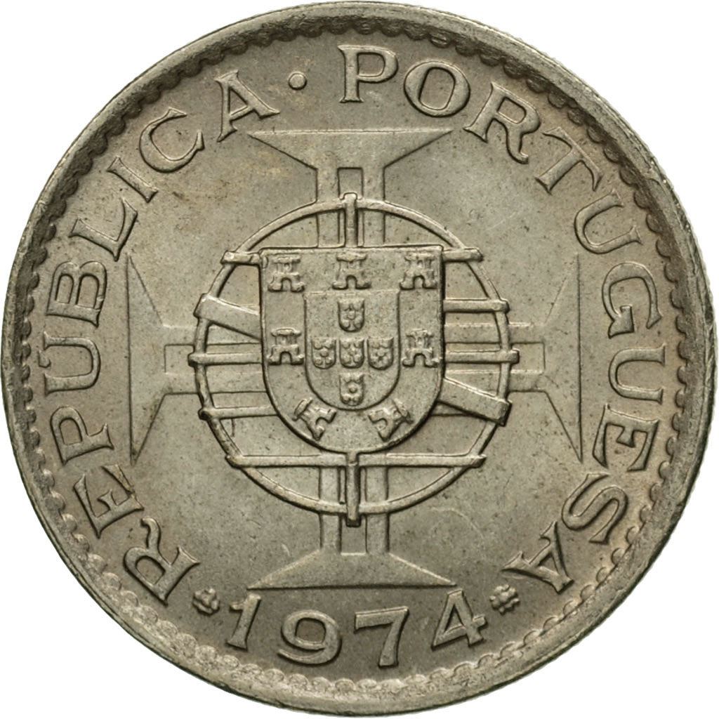 Angola | Moeda de 2,50 Escudos | Cavalo | Elefante | Escudo | Km:77 | 1953 - 1974