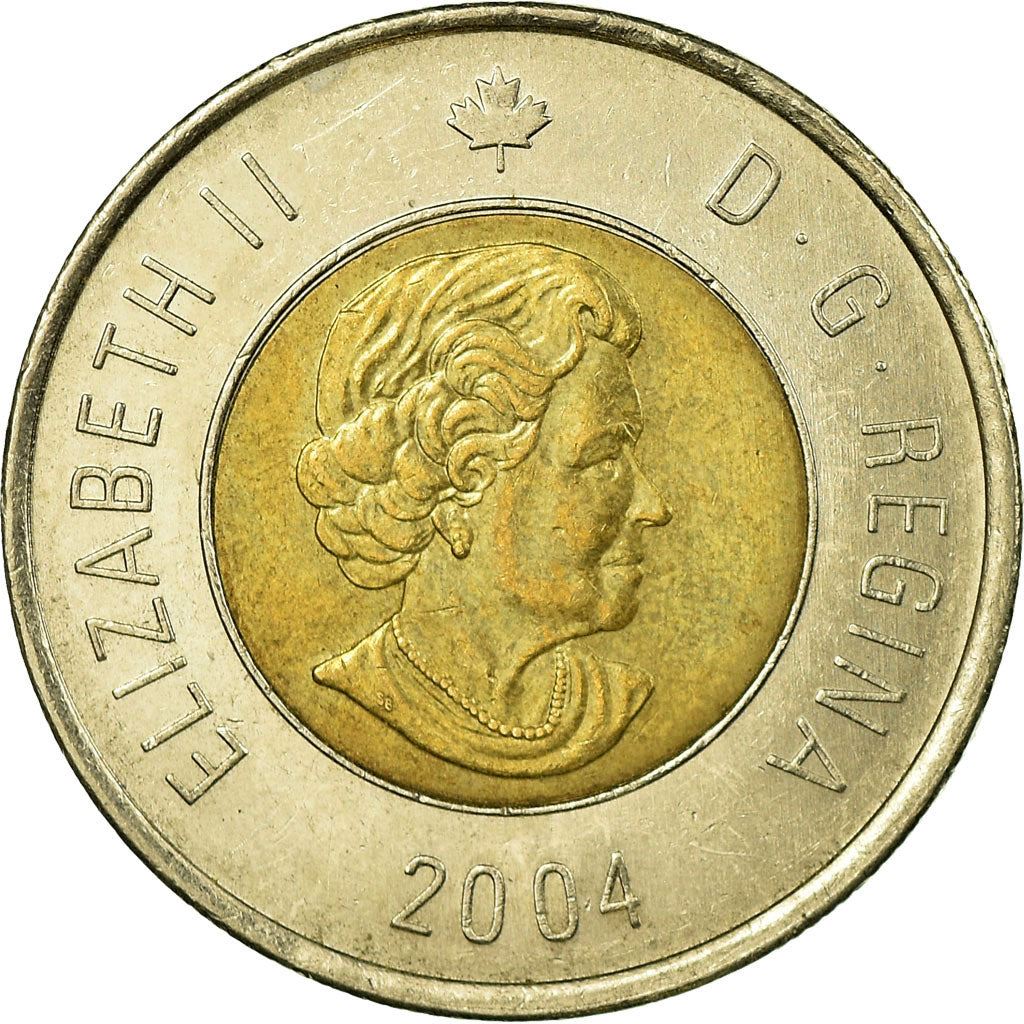 Canada | 2 Dollars Coin | Bimetallic | 4th portrait | KM:496 | 2003-2006