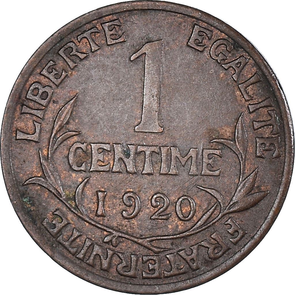 French 1 Centime Coin | Third Republic | KM840 | France | 1898 - 1920