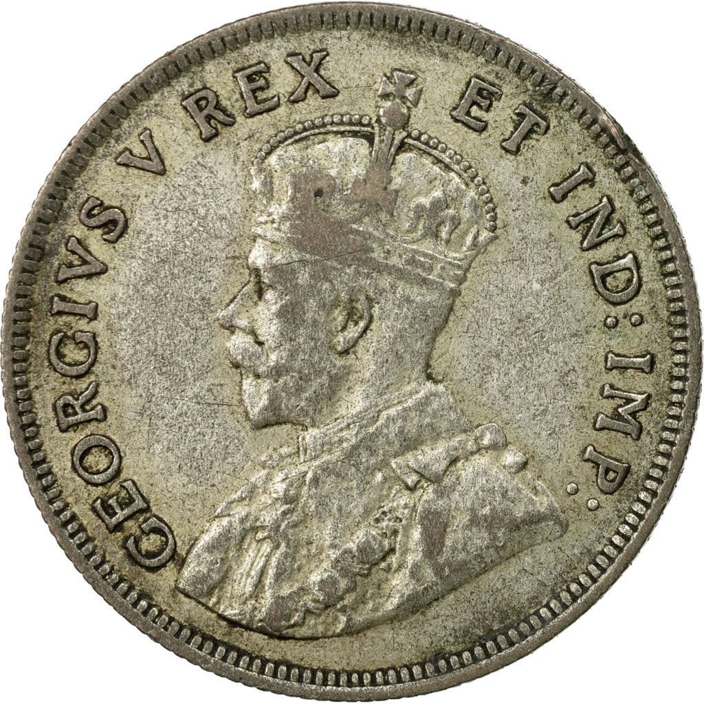 East Africa | 1 Shilling Coin | George V | Lion | Mountains | Km:21 | 1921 - 1925