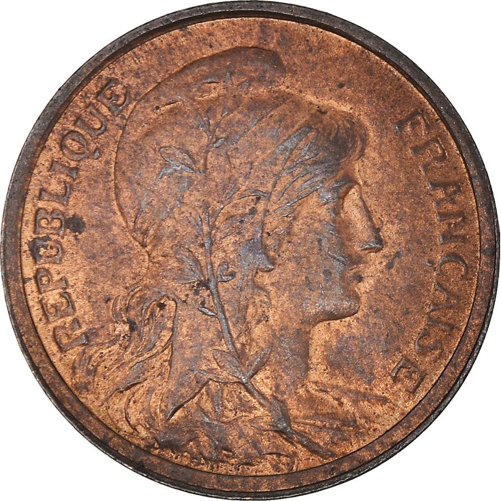 French 1 Centime Coin | Third Republic | KM840 | France | 1898 - 1920