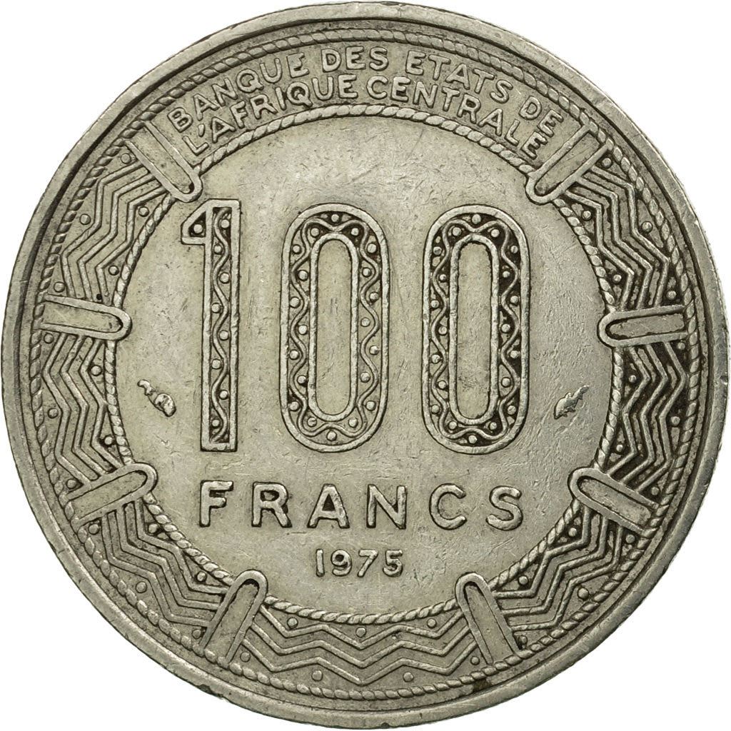 Cameroon | 100 Francs Coin | Giant Elands | Km:17 | 1975 - 1986