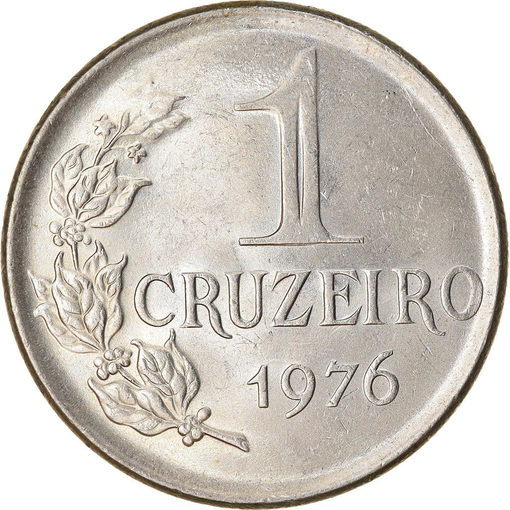 Brazil | 1 Cruzeiro Coin | Effigy | Km:581A | 1974 - 1978