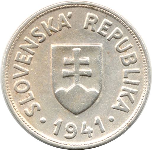Slovakia 50 Halierov Coin | Plow | KM5 | 1940 - 1941