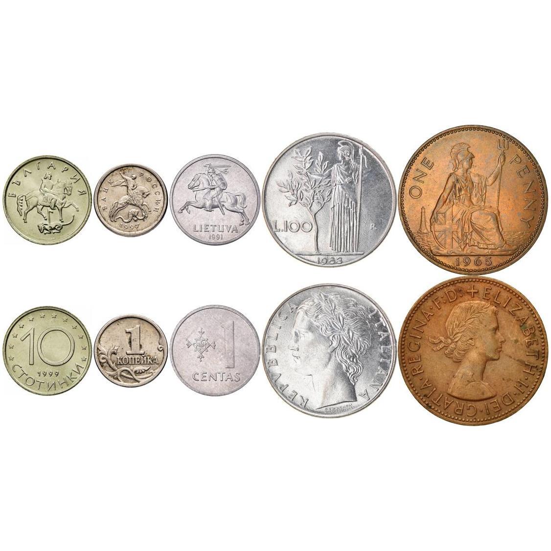 Warrior Coin Collection - Coins with Armed Cavalry, Soldiers, Fighters, Heroes, Deities - Warrior Figures Depicted