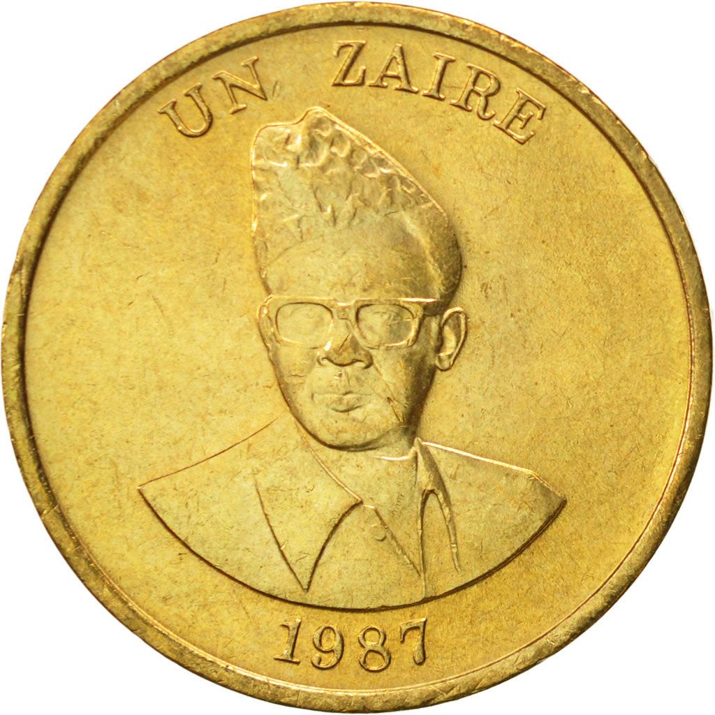 Zaire | 1 Zaire Coin | Mobutu Sese Seko | Km:13 | 1987