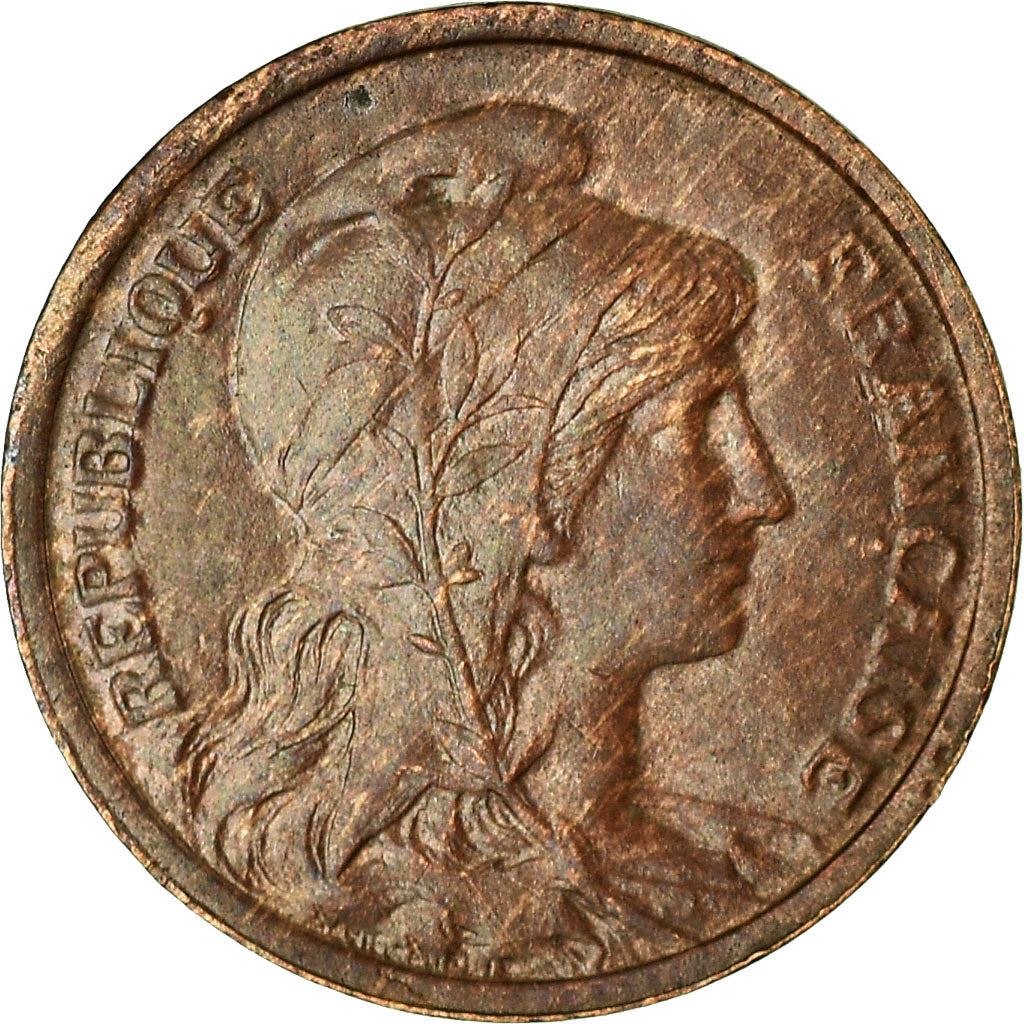 French 1 Centime Coin | Third Republic | KM840 | France | 1898 - 1920