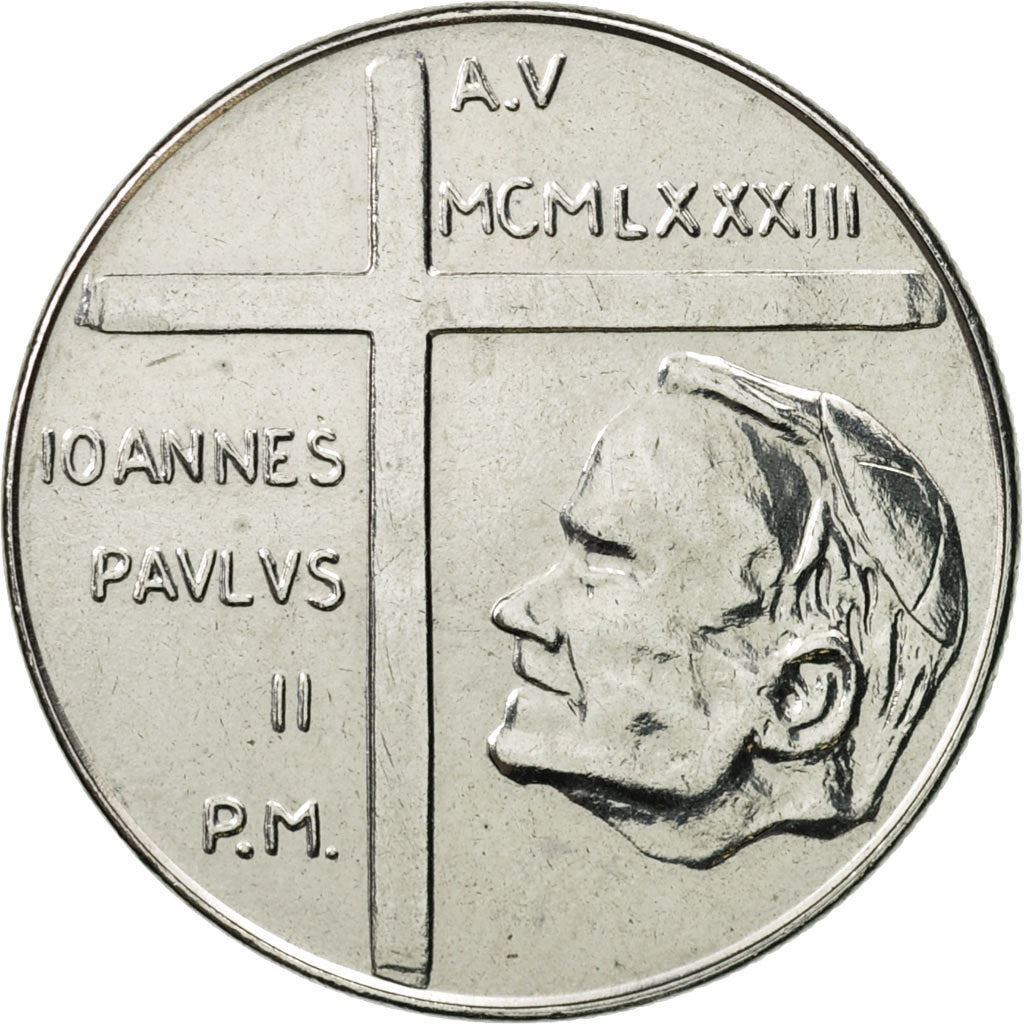 Vatican City | 100 Lire Coin | John Paul II | Km:173 | 1983