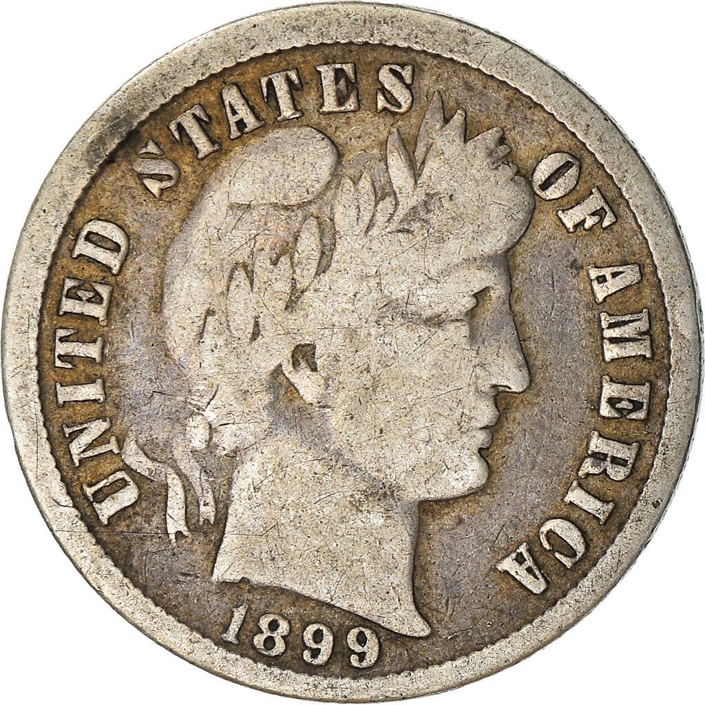 Stati Uniti | 1 moneta da dieci centesimi | Barber Dime | KM:113 | 1892 - 1916