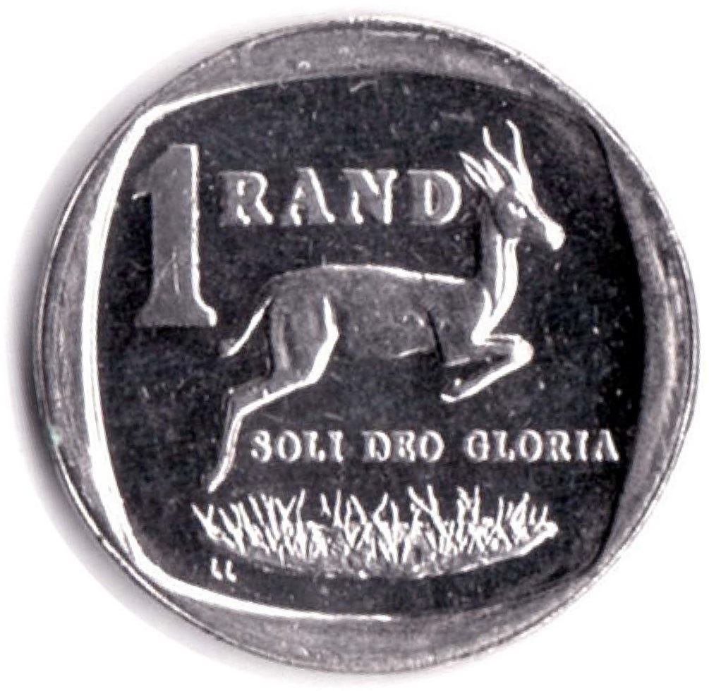 South Africa | 1 Rand Coin | Animals | Springbok | Km:227 | 2000 - 2001