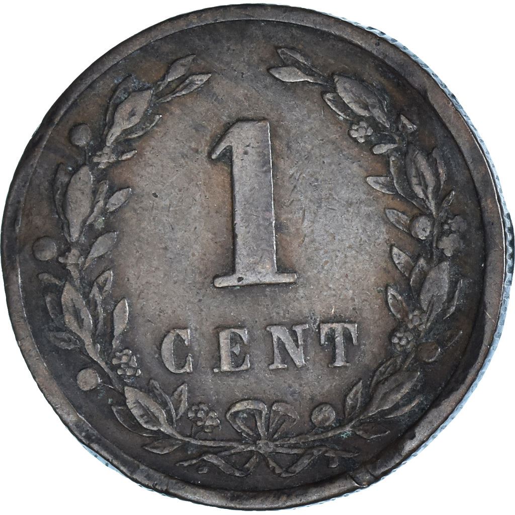 Pays-Bas | Pièce de 1 Cent | Lion | Km : 107 | 1877 - 1900