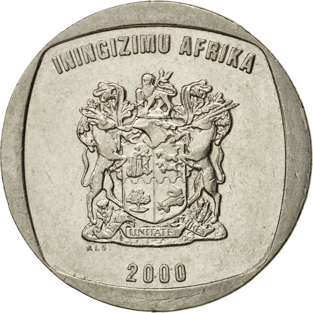 South Africa | 5 Rand Coin | Animals | Wildebeest | Gnu | Km:166 | 1996 - 2000