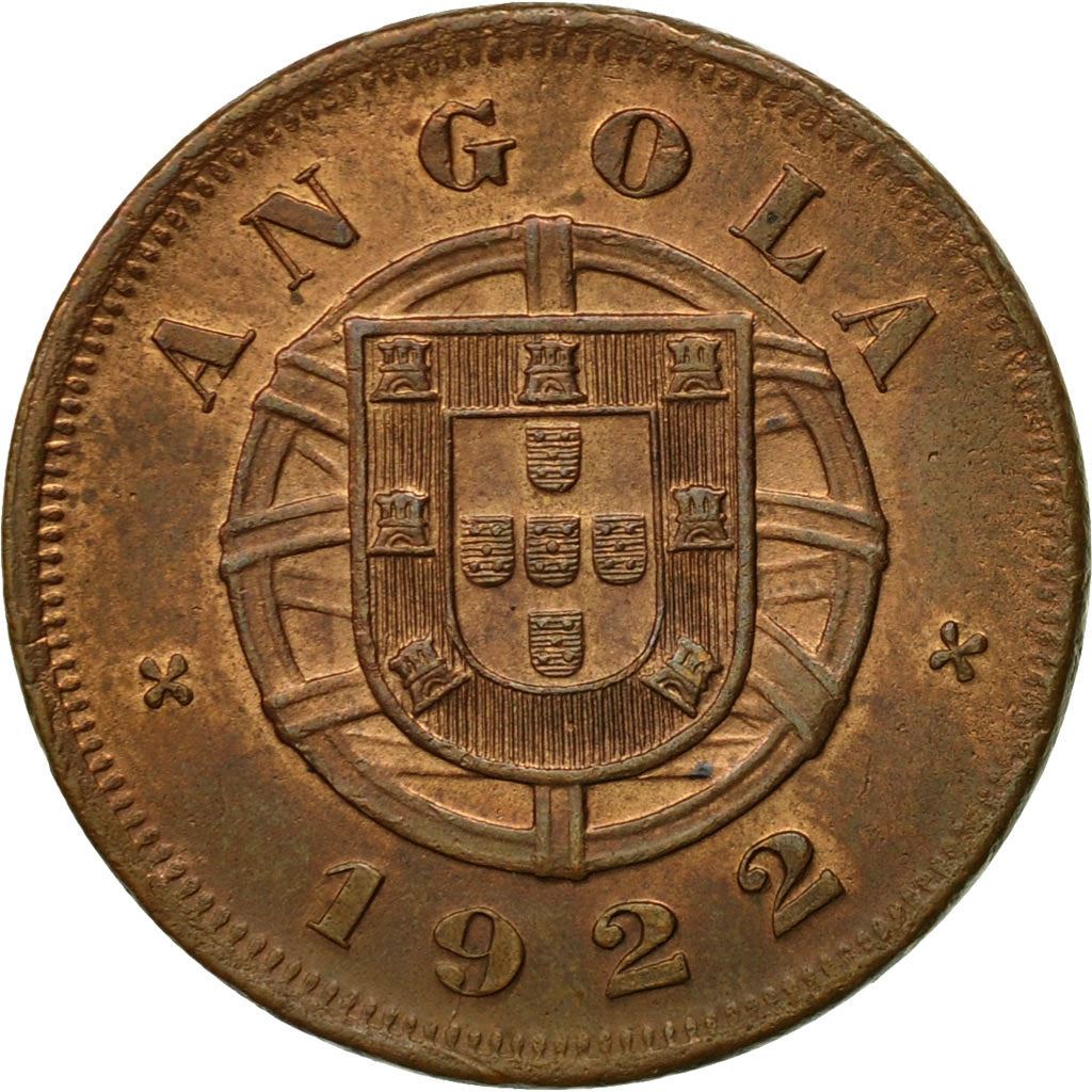 Angola | 5 Centavos Coin | Shield | Km:62 | 1921 - 1924