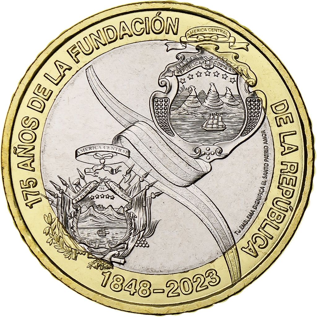 Costa Rica | 500 Colones Coin | Republic Anniversary | Km:242 | 2023 - 2025