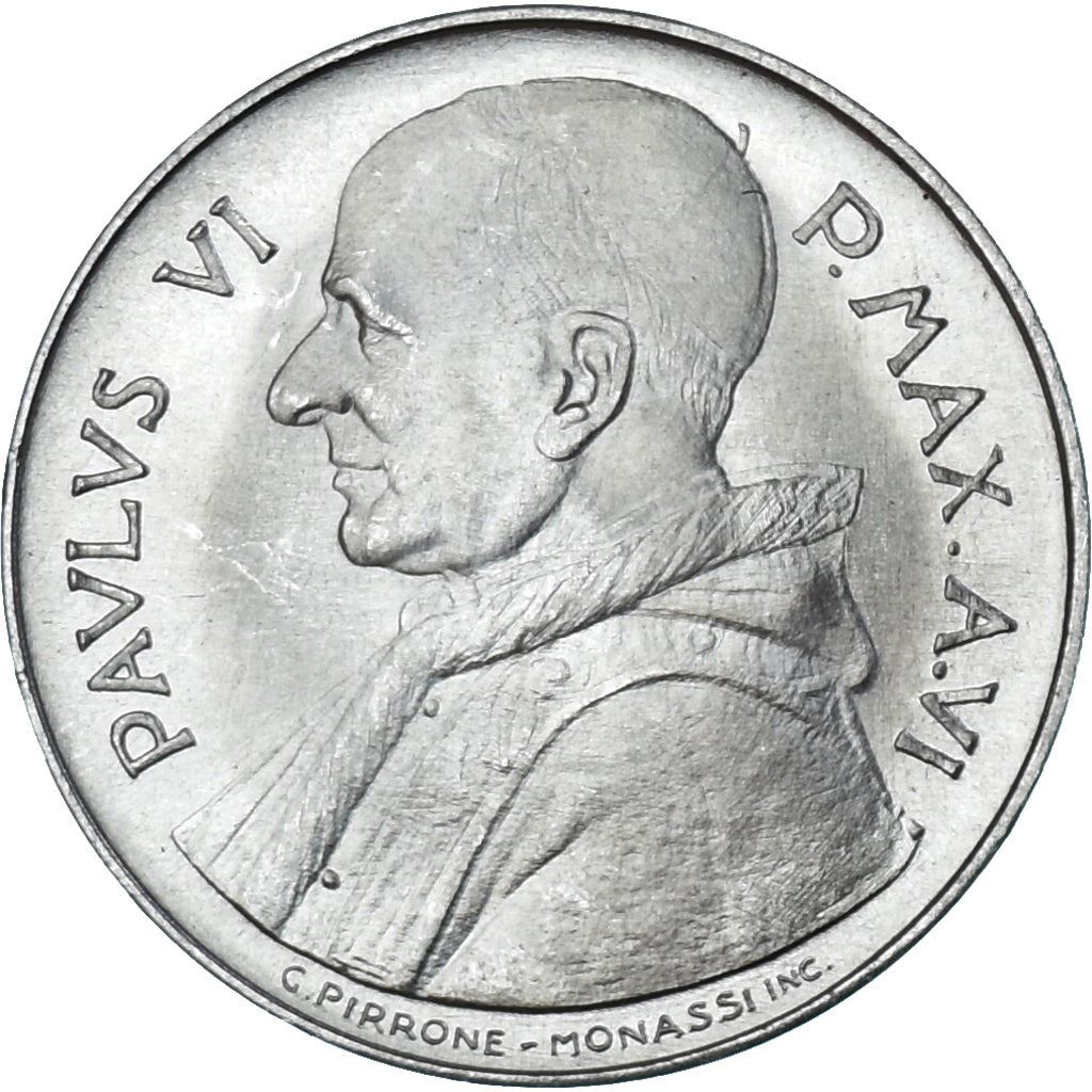 Vatican City | 10 Lire Coin | FAO | Km:103 | 1968