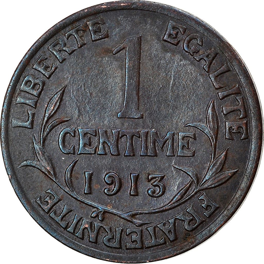 French 1 Centime Coin | Third Republic | KM840 | France | 1898 - 1920