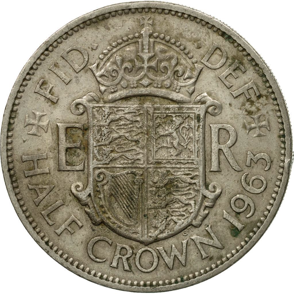 United Kingdom | 1/2 Crown Coin | Elizabeth II | Km:907 | 1954 - 1970