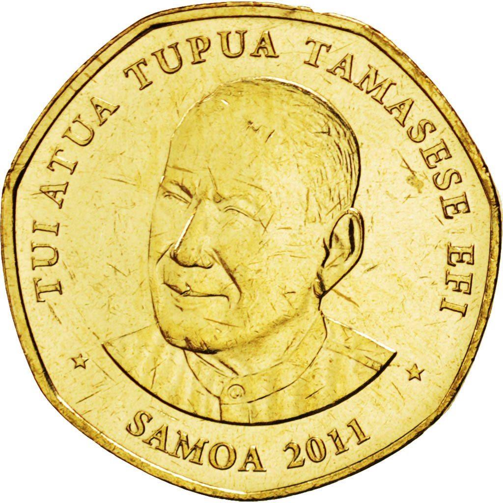 Samoa | Moneda de 1 Tala | Tui Atua Tupua Tamasese Efi | Cuenco de Kava | KM:171 | 2011 - 2015