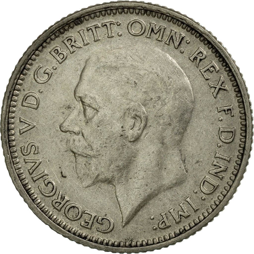 United Kingdom | 6 Pence Coin | George V | KM:832 | 1927 - 1936